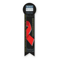 2"X8" Round Top Dove Tail Custom Printed Bookmark